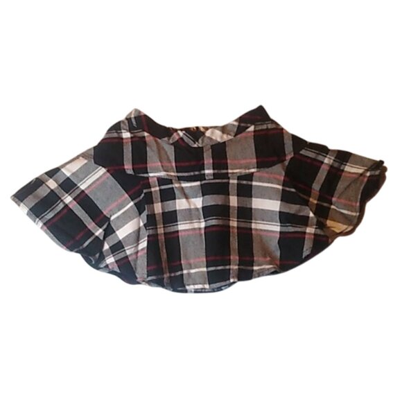 DISNEY, PLAID SKIRT, COLOR: BLACK, WHITE, RED: SIZE: 3 - Picture 1 of 9